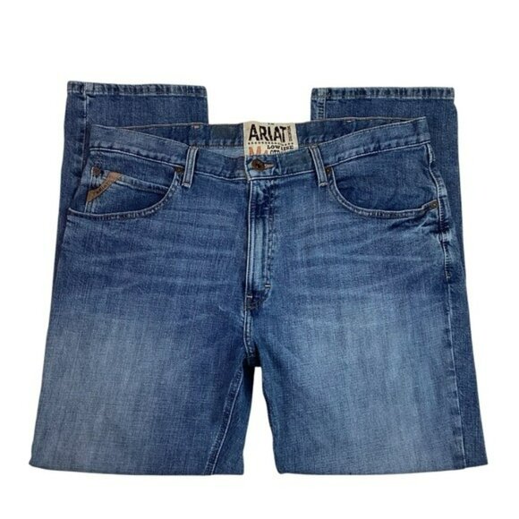 Ariat Mens M5 Slim Straight Leg Jeans Mens 40 Blue - Picture 6 of 14